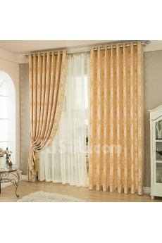 Floral Energy Saving Made to Measure Curtain (Two Panels)