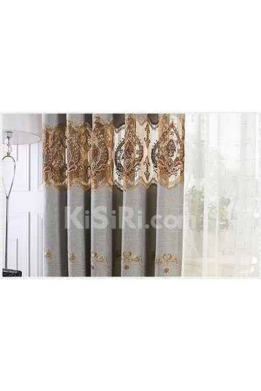 Floral Energy Saving Made to Measure Curtain (Two Panels)