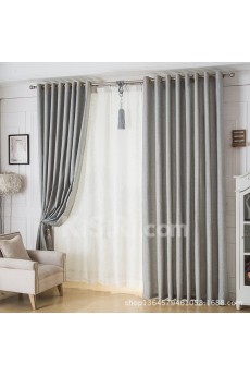 Solid Energy Saving Made to Measure Curtain (Two Panels)