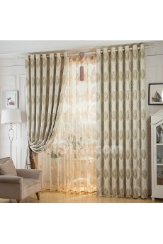 Floral Energy Saving Made to Measure Curtain (Two Panels)