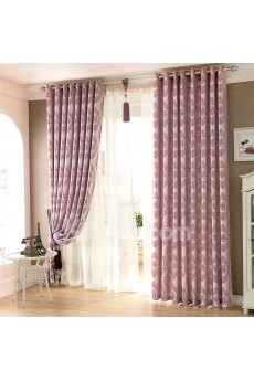 Floral Energy Saving Made to Measure Curtain (Two Panels)