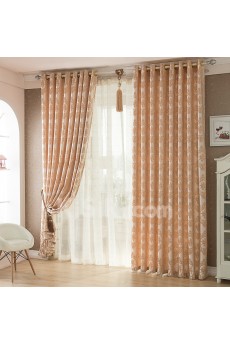 Floral Energy Saving Made to Measure Curtain (Two Panels)