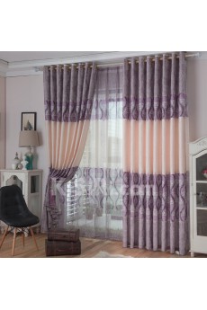 Striped Energy Saving Made to Measure Curtain (Two Panels)