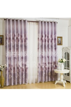 Floral Energy Saving Made to Measure Curtain (Two Panels)