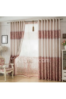 Striped Energy Saving Made to Measure Curtain (Two Panels)