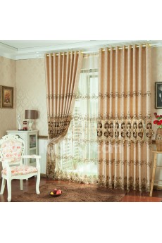 Floral Energy Saving Made to Measure Curtain (Two Panels)