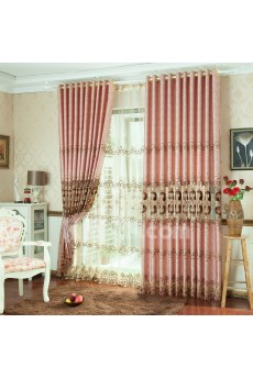 Floral Energy Saving Made to Measure Curtain (Two Panels)