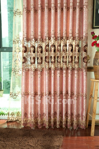Floral Energy Saving Made to Measure Curtain (Two Panels)