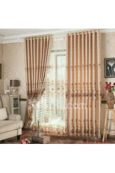 Floral Energy Saving Made to Measure Curtain (Two Panels)