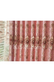 Floral Energy Saving Made to Measure Curtain (Two Panels)