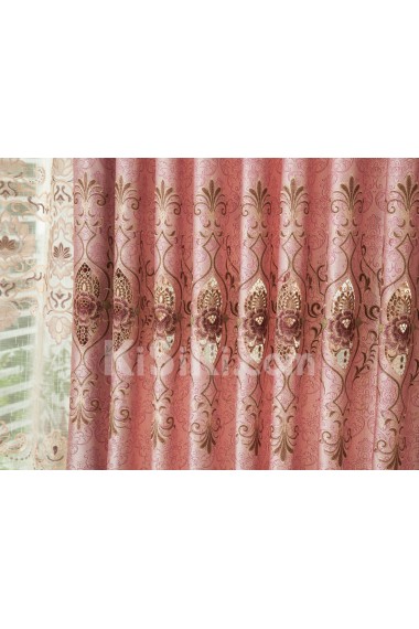 Floral Energy Saving Made to Measure Curtain (Two Panels)