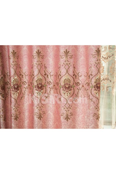 Floral Energy Saving Made to Measure Curtain (Two Panels)
