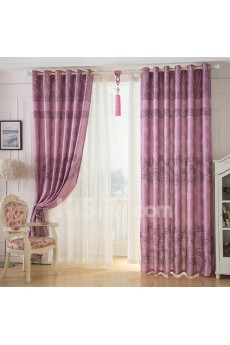 Floral Energy Saving Made to Measure Curtain (Two Panels)