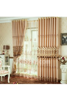 Floral Energy Saving Made to Measure Curtain (Two Panels)