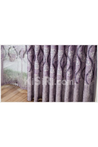 Striped Energy Saving Made to Measure Curtain (Two Panels)