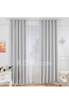 Solid Energy Saving Made to Measure Curtain (Two Panels)