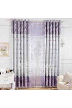 Polka Dot Energy Saving Made to Measure Curtain (Two Panels)