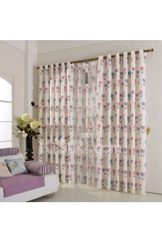 Leaf Energy Saving Made to Measure Curtain (Two Panels)