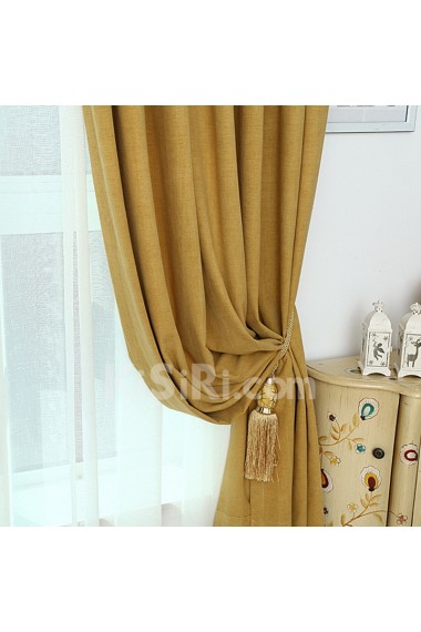 Solid Energy Saving Made to Measure Curtain (Two Panels)