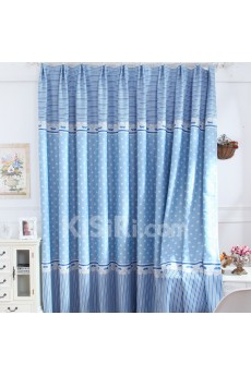 Polka Dot Energy Saving Made to Measure Curtain (Two Panels)