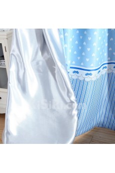 Polka Dot Energy Saving Made to Measure Curtain (Two Panels)
