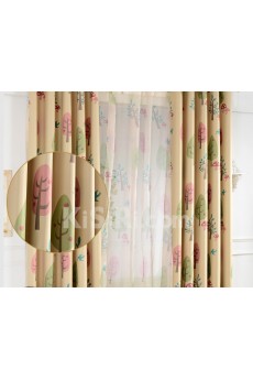 Leaf Energy Saving Made to Measure Curtain (Two Panels)