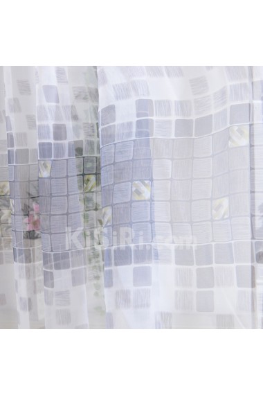 Striped Made to Measure Sheer Curtain (Two Panels)