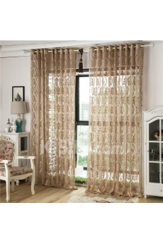 Striped Made to Measure Sheer Curtain (Two Panels)