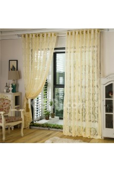 Striped Made to Measure Sheer Curtain (Two Panels)