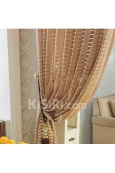 Striped Made to Measure Sheer Curtain (Two Panels)