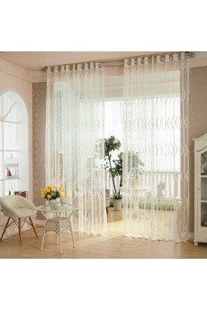 Polka Dot Made to Measure Sheer Curtain (Two Panels)