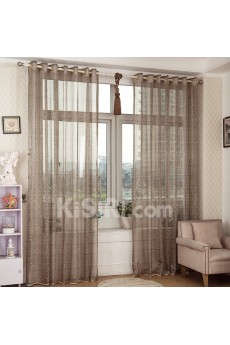 Polka Dot Made to Measure Sheer Curtain (Two Panels)