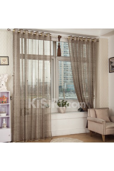 Polka Dot Made to Measure Sheer Curtain (Two Panels)