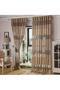 Floral Made to Measure Sheer Curtain (Two Panels)