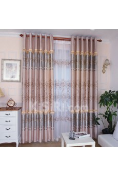 Floral Energy Saving Made to Measure Curtain (Two Panels)