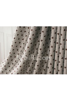 Polka Dot Energy Saving Made to Measure Curtain (Two Panels)