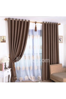 Solid Energy Saving Made to Measure Curtain (Two Panels)