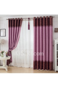 Polka Dot Energy Saving Made to Measure Curtain (Two Panels)