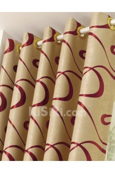 Floral Energy Saving Made to Measure Curtain (Two Panels)