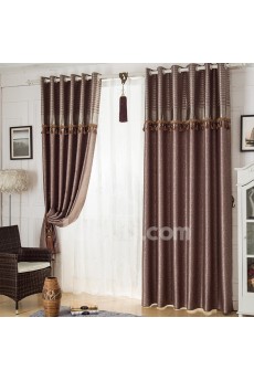 Solid Energy Saving Made to Measure Curtain (Two Panels)