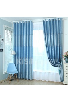 Striped Energy Saving Made to Measure Curtain (Two Panels)