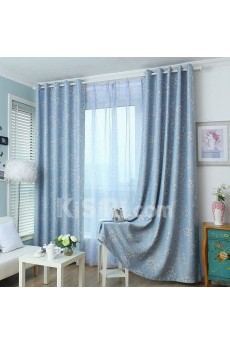 Floral Energy Saving Made to Measure Curtain (Two Panels)