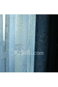 Floral Energy Saving Made to Measure Curtain (Two Panels)