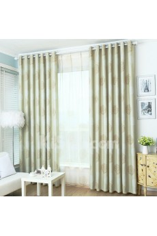 Floral Energy Saving Made to Measure Curtain (Two Panels)