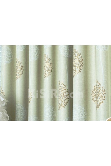 Floral Energy Saving Made to Measure Curtain (Two Panels)