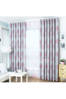 Floral Energy Saving Made to Measure Curtain (Two Panels)