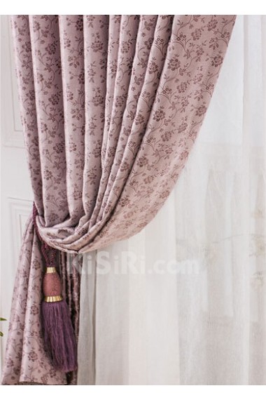 Floral Energy Saving Made to Measure Curtain (Two Panels)