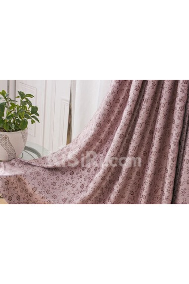 Floral Energy Saving Made to Measure Curtain (Two Panels)