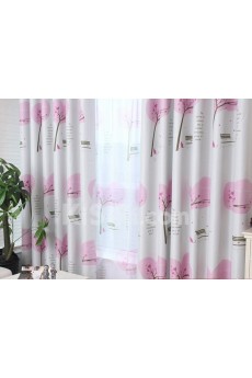 Floral Energy Saving Made to Measure Curtain (Two Panels)