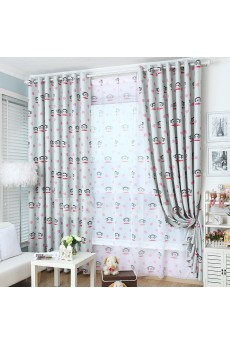 Floral Energy Saving Made to Measure Curtain (Two Panels)